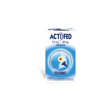 Actifed*12cpr 2,5mg+60mg