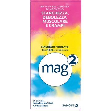 Mag 2*os soluz 20bust1,5g/10ml
