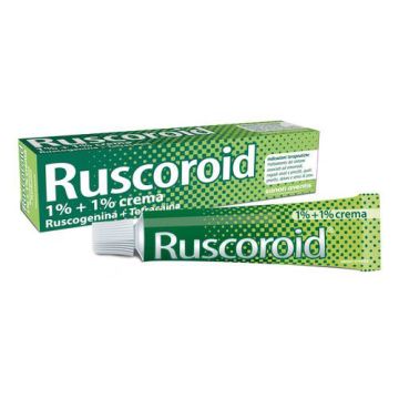 Ruscoroid*crema rett 40g 1%+1%