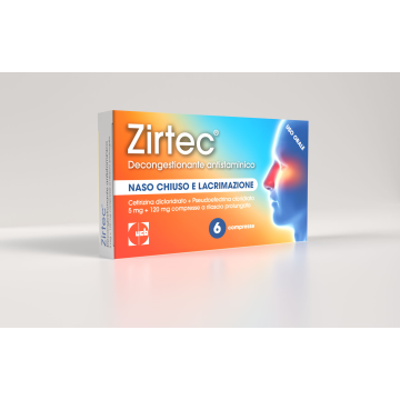 Zirtec decong ant*6cpr 5+120mg