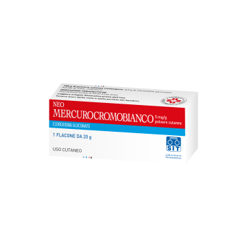 Neomercurocromo bianco*polv20g
