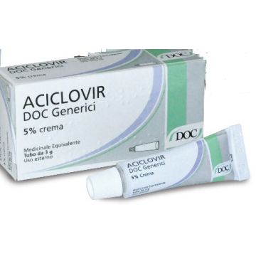 Aciclovir doc*cr 3g 5%