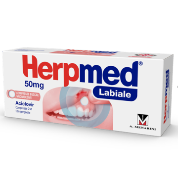 Herpmed labiale*2cpr bucc 50mg
