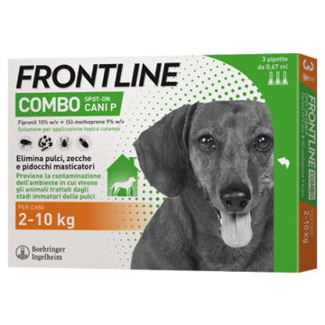 Frontline combo*3pip 2-10kg ca