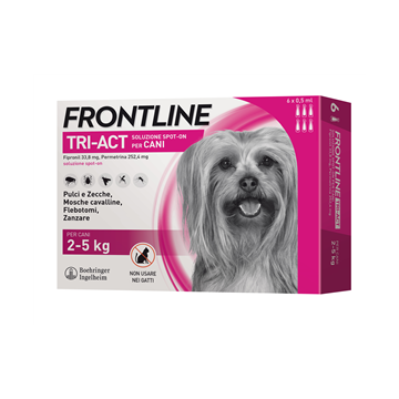 Frontline tri-act*6pip 2-5kg