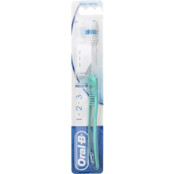 Oralb 123 indicator spazzolino manuale setole 35 medie