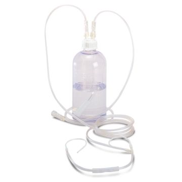 Kit completo per ossigenoterapia gorgogliatore con occhiali