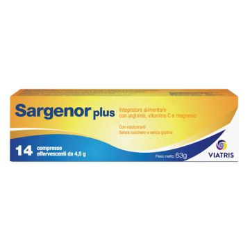 Sargenor plus 14 compresse effervescenti da 4,5 g