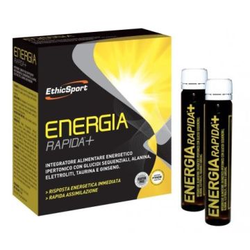 Ethicsport energia rapida+ 10 flaconcini 25 ml