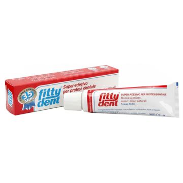 Fittydent antibatterico pasta adesiva dentiera nuova formula40 g