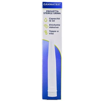 Provetta sterile per urina 12ml gammadis