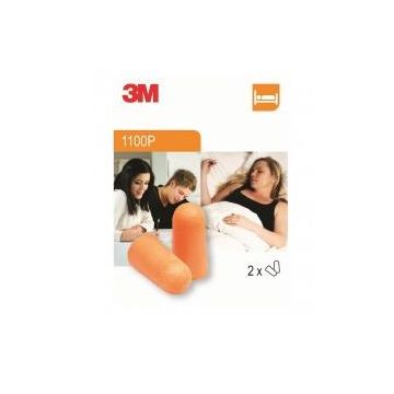 Tappi auricolari barriera rumori monouso 1100p 4 pezzi