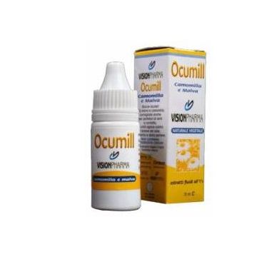 Soluzione lubrificante ocumill camomilla malva 15 ml