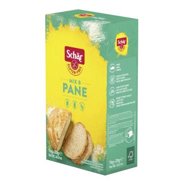 Schar mix b preparato pane senza lattosio 1 kg + 20 g