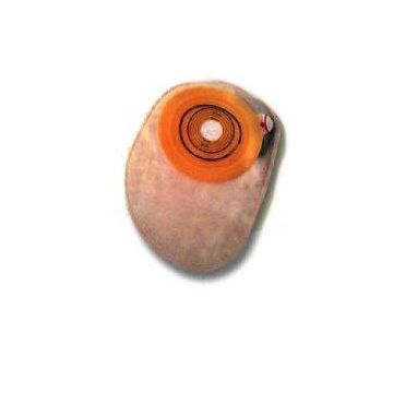 Sacca per colostomia convessa chiusa ricoperta in tessuto non tessuto alterna mio misura foro 15/33mm capacita' maxi 500ml 10 pezzi