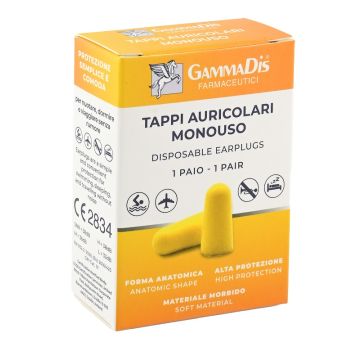 Tappo auricolare ear gommapiuma 2 pezzi gammadis