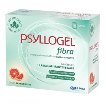 Psyllogel fibra arance rosse 20 bustine