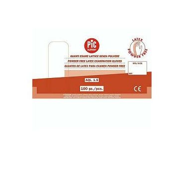 Guanto per esplorazione pic senza polvere misura m 100 pezzi