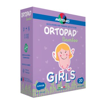 Cerotto oculare per ortottica ortopad girls junior 5x6,7 20 pezzi