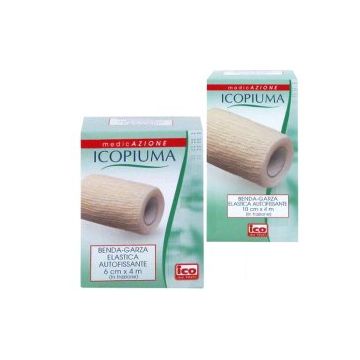 Icopiuma benda garza elastica autofissante cm10x4mt 1 pezzo
