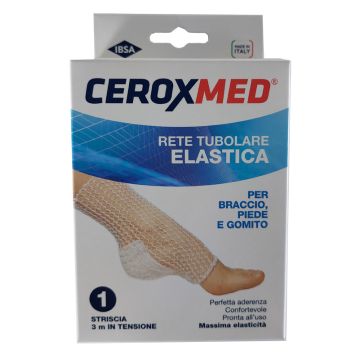 Ceroxmed rete tubolare cal 4 braccio/piede/gomito 3 m 1 pezzo