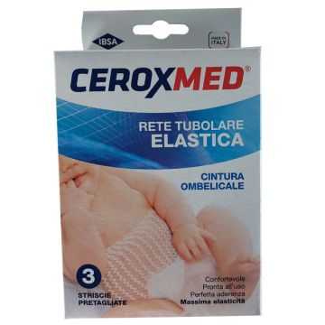 Ceroxmed rete tubolare cal 5,5 cintura ombelicale 45 cm 3 pezzi