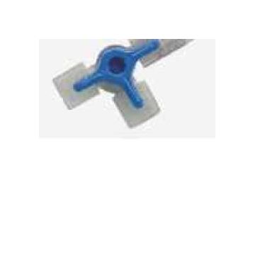 Rubinetto a 3 vie delta 3w white connettori luer lock girevoli 1 pezzo