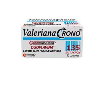 Valeriana crono 135 con duoflavina fast action 30 compresse