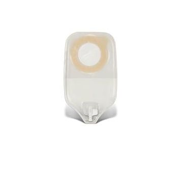 Sacca urostomia aggancio adesivo trasparente standard esteem synergy uro media 13/48mm 10pz