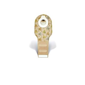 Sacca pediatrica fondo aperto con chiusura integrata con aggancio adesivo little ones invisiclose 10 pezzi