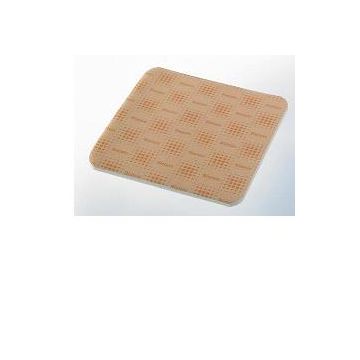 Medicazione biatain soft hold in schiuma di poliuretano parzialmente adesiva 10x10 cm 5 pezzi