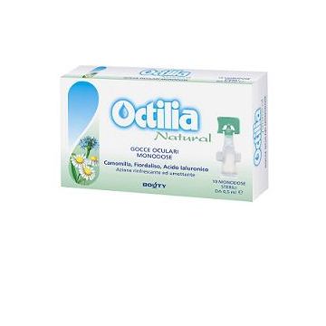 Octilia natural gocce occhi irritati e arrossati 10 flaconcini monodose 0,5 ml