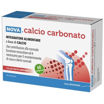 Calcio carbonato 60 compresse da 0,6 g