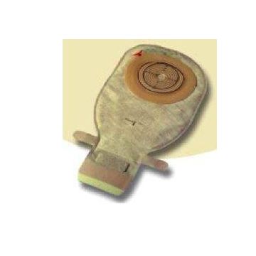 Sacca per ileostomia aperta ricoperta in tessuto non tessuto alterna mio con hide/away misura foro 31mm capacita' maxi 500ml 10 pezzi articolo 14176