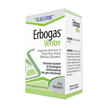 Erbogas ventre 100 compresse