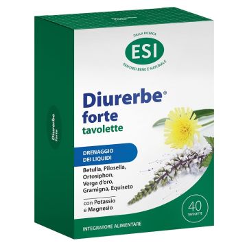 Esi diurerbe forte 40 tavolette senza glutine
