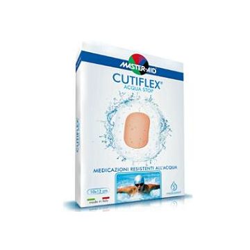 Medicazione autoadesiva trasparente impermeabile master-aid cutiflexmed 10x12 cm 5 pezzi