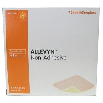 Medicazione idrocellulare sterile altamente assorbente non adesiva in schiuma di poliuretano 10x10cm 3 pezzi