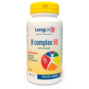 Longlife b complex 50 rilascio graduale 60 tavolette divisibili
