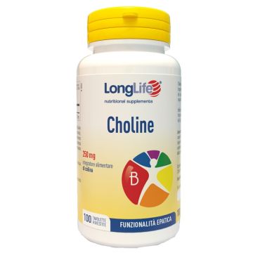 Longlife choline 100 tavolette rivestite