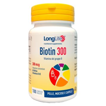 Longlife biotin 300 100 compresse rivestite