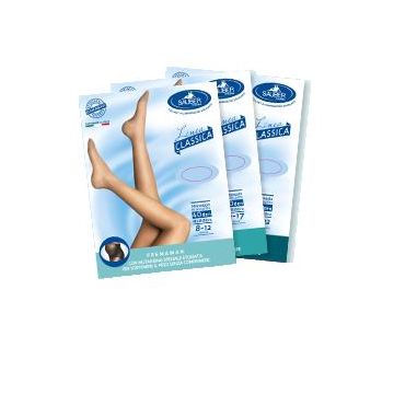 Sauber collant 70 denari premaman maglia microrete nero 5 linea classica