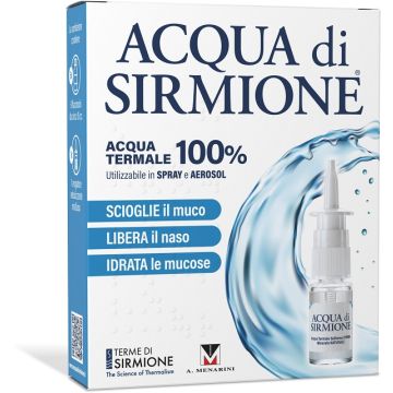 Acqua sirmione minerale naturale 6 fiale 15 ml