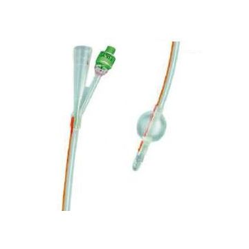 Catetere foley in silicone trasparente a 2 vie con palloncino 5-10ml diametro ch20 6,66mm lunghezza 40cm