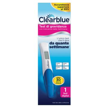 Test di gravidanza clearblue con indicatore delle settimane 1 pezzo
