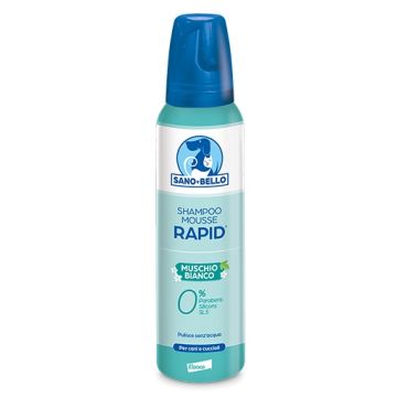 Sano e bello shampoo mousse rapid nf muschio bianco 300 ml
