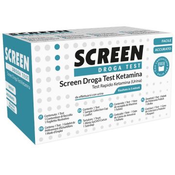 Screen droga test ketamina test antidroga con contenitore urina
