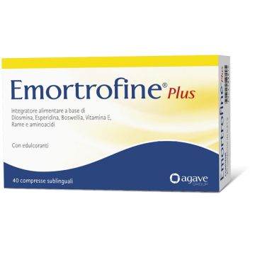 Emortrofine plus 40 compresse sublinguali con edulcoranti