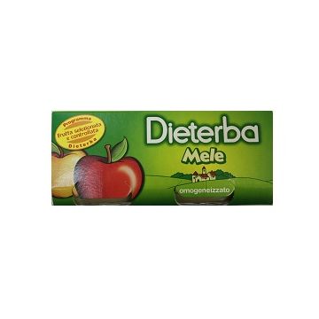 Dieterba omogeneizzato mela 3 pezzi 80 g