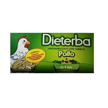 Dieterba omogeneizzato pollo 3 pezzi 80 g
